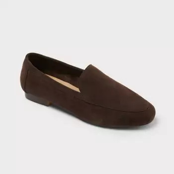 Women's Serena Velvet Flats - A New Day™ Multicolor 10 | Target