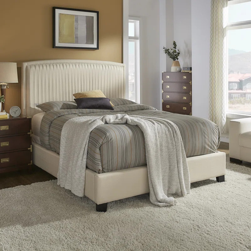 Cevennes Queen Upholstered Low Profile Standard Bed | Wayfair North America