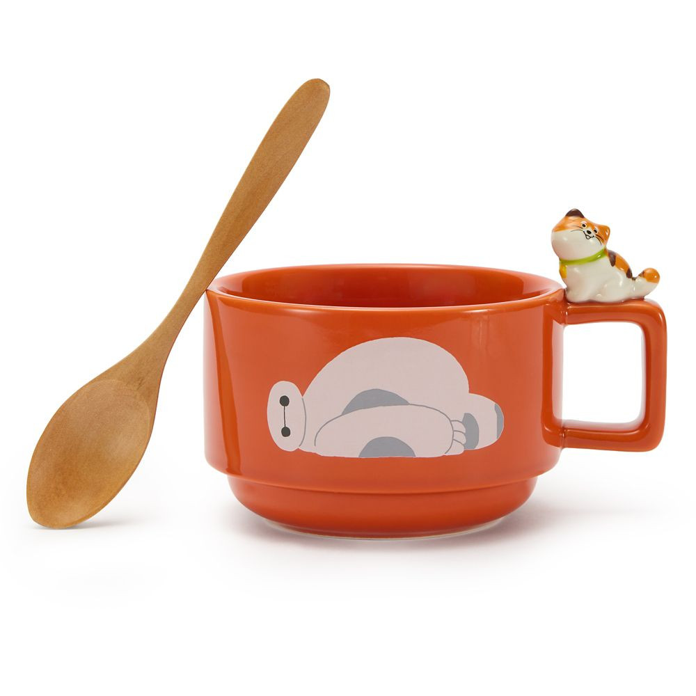 Baymax Soup Mug and Wooden Spoon Set – Big Hero 6 | Disney Store