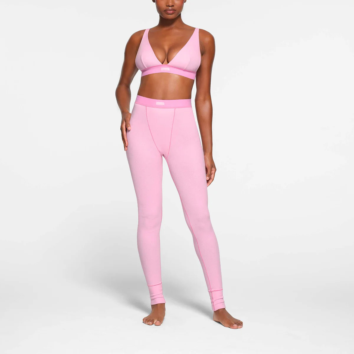COTTON RIB LEGGING | BUBBLE GUM | SKIMS (US)