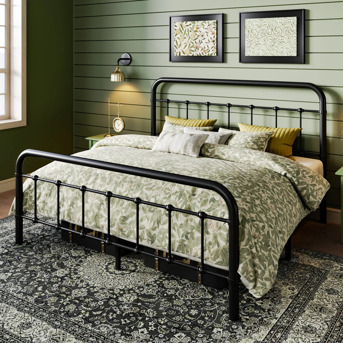 August Grove® Cleston Metal Slat Bed & Reviews | Wayfair | Wayfair North America