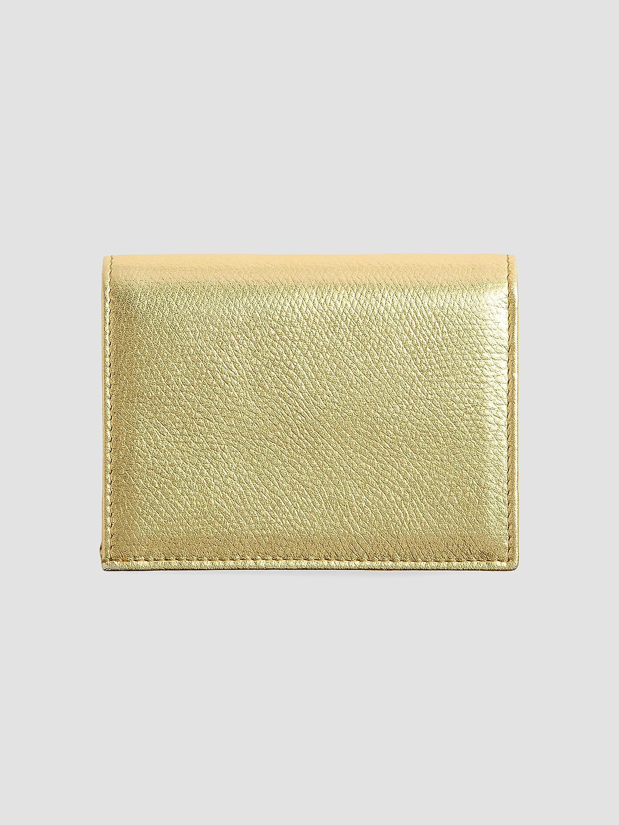 Valentino Garavani VLogo Signature Laminated Grainy Calfskin Wallet | Saks Fifth Avenue | Saks Fifth Avenue