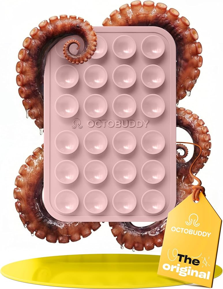 OCTOBUDDY Classic - Silicone Suction Phone Case Adhesive Mount - Hands-Free, Strong Grip Holder f... | Amazon (US)