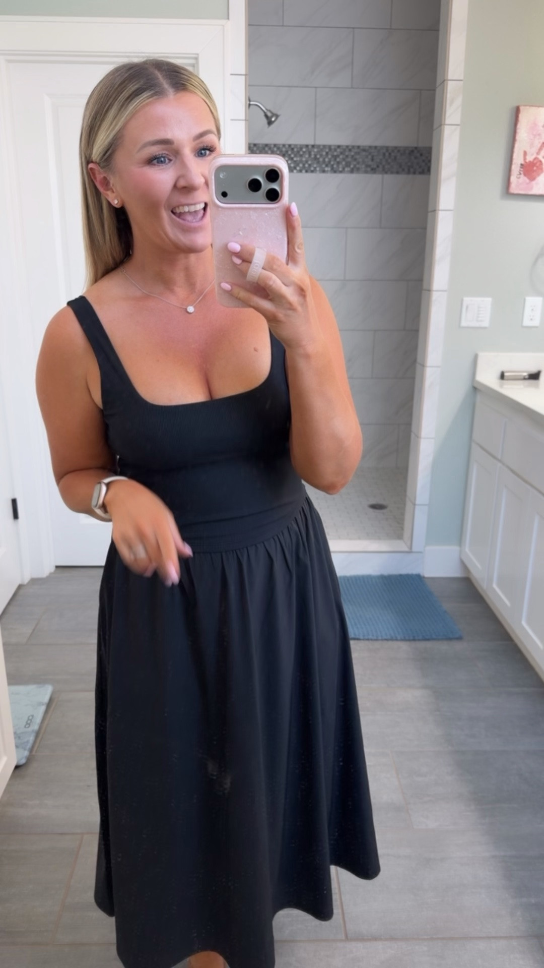 Activewear dress | travel outfit | sports mom outfit 

Wearing size small