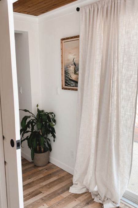 hallway curtains from H&M
And no I didn’t hem them, I like how they gather and sit on the floor. 

#LTKFind #LTKhome #LTKstyletip