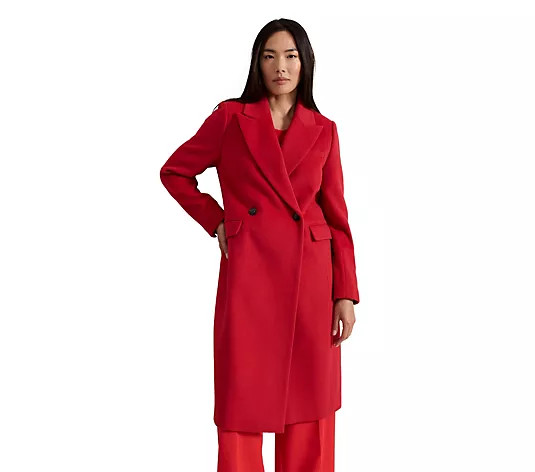 Phase Eight Skye Wool Mix Coat - QVC UK | QVC UK