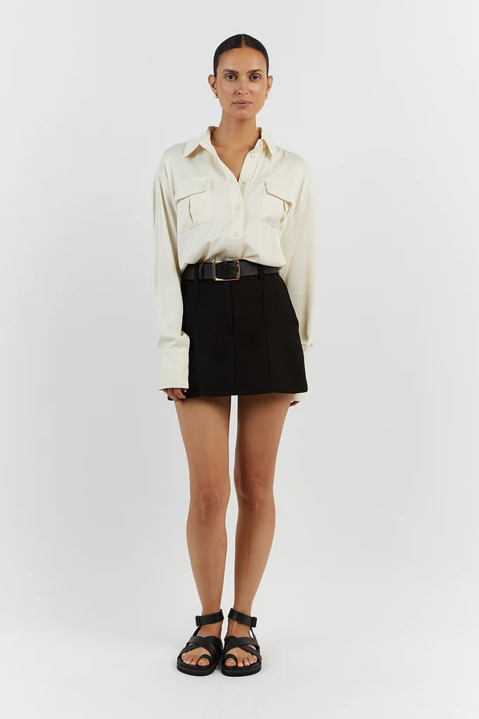 RUE CREAM LONG SLEEVE SHIRT | DISSH