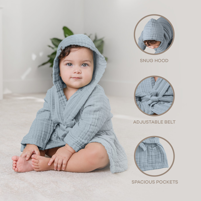 Muslin Bath Robe for Baby and Toddler | Nordstrom