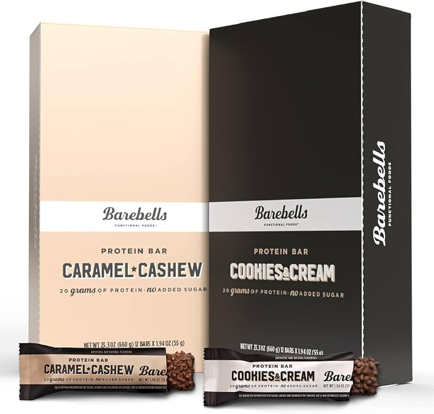 Barebells Caramel Cashew and Cookies & Cream - 24 Pack | Amazon (US)