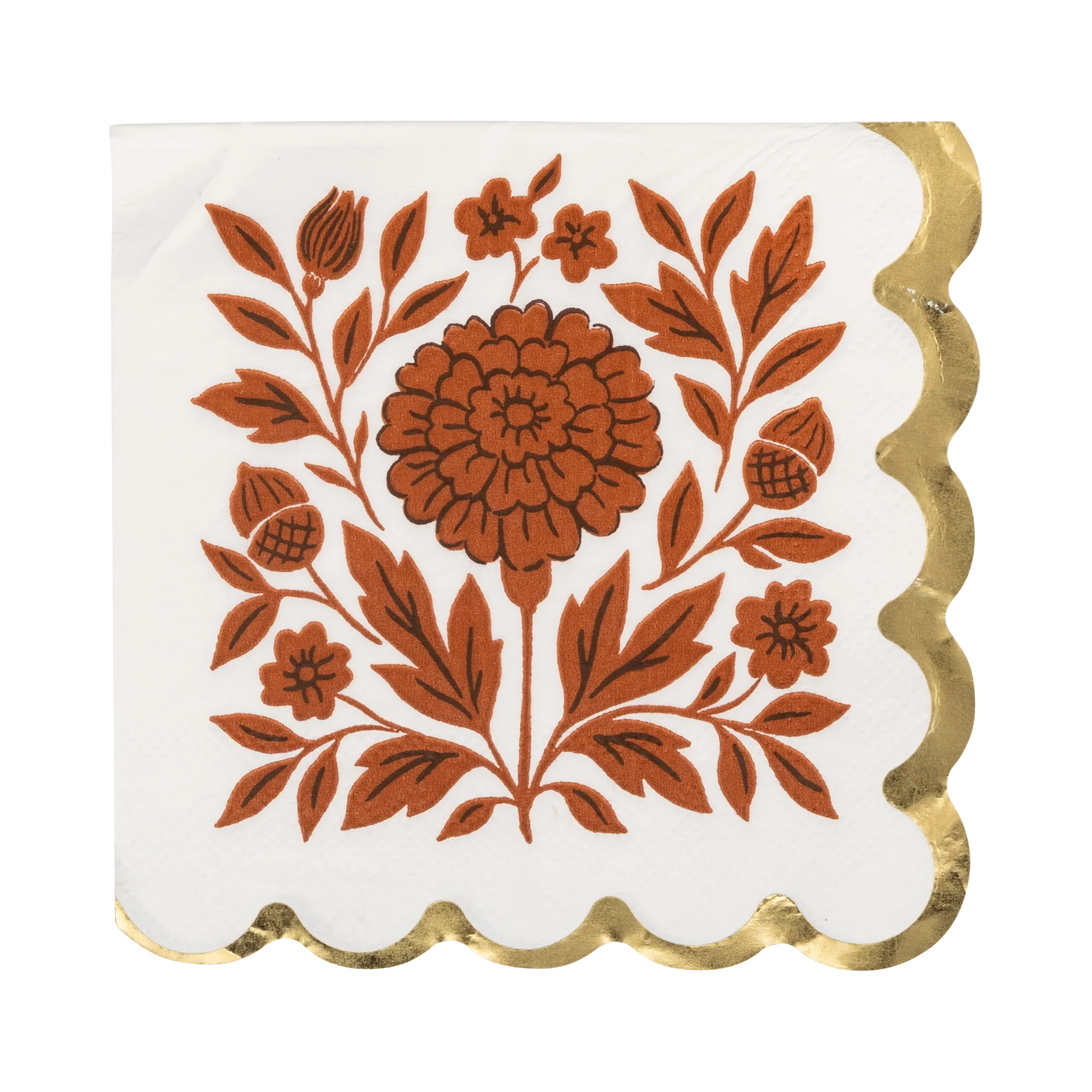 Fall Flora Cocktail Napkin | My Mind's Eye