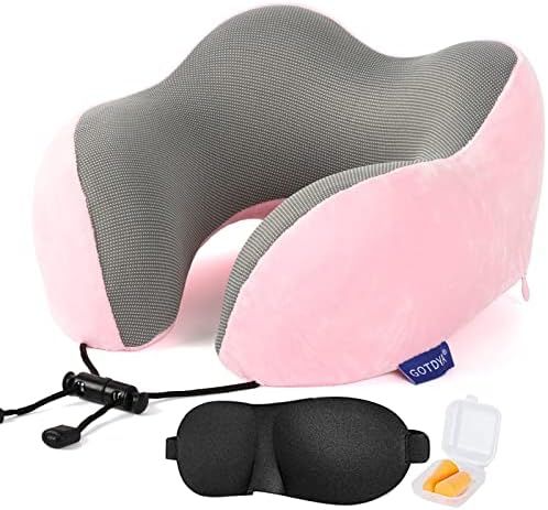 Travel Pillow,Travel Neck Pillows for Sleeping,100% Pure Memory Foam Soft Comfort & Support Pillo... | Amazon (US)