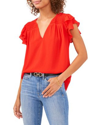 VINCE CAMUTO Ruffled Top Back to Results -  Women - Bloomingdale's | Bloomingdale's (US)
