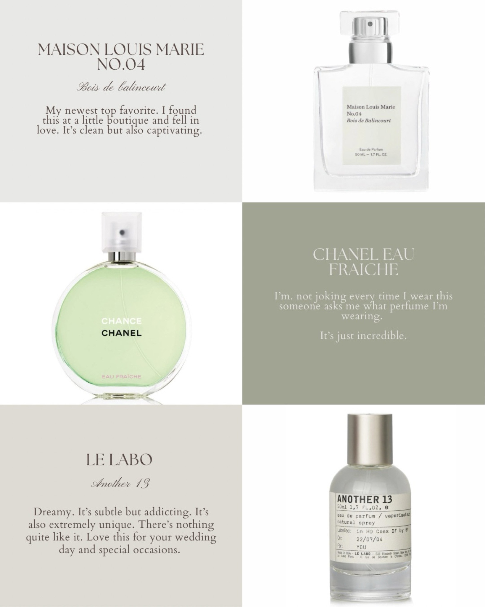 My top 3 perfumes. 

#LTKhome #LTKbeauty #LTKstyletip