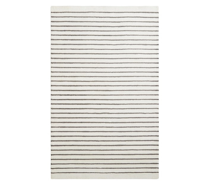 Performance Mini Stripe Rug | Pottery Barn Kids