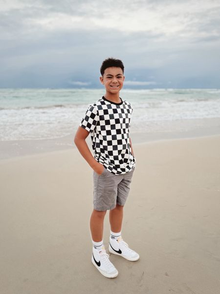 This Target tshirt and shorts are on sale at 20% off!  They don’t have the dark grey shorts anymore but linked the same style that comes in other various colors.  Hendrix is wearing XL in both the shirt and shorts.  Teen boy fashion - Target find - kids fashion - Nike blazer sneakers 

#LTKkids #LTKsalealert #LTKshoecrush