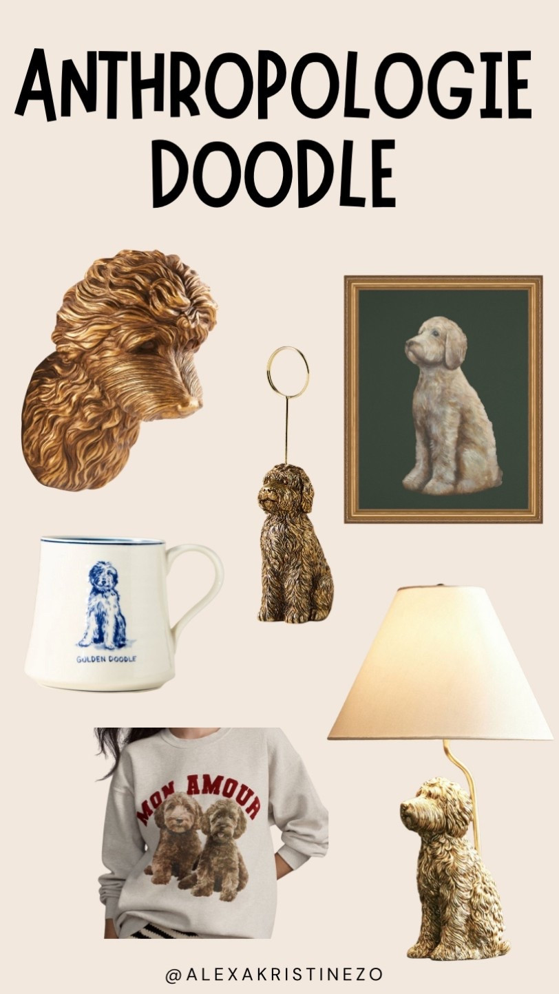 we are a doodle household & im obsessed with the anthro doodle items 

#LTKPets #LTKHome #LTKOver40