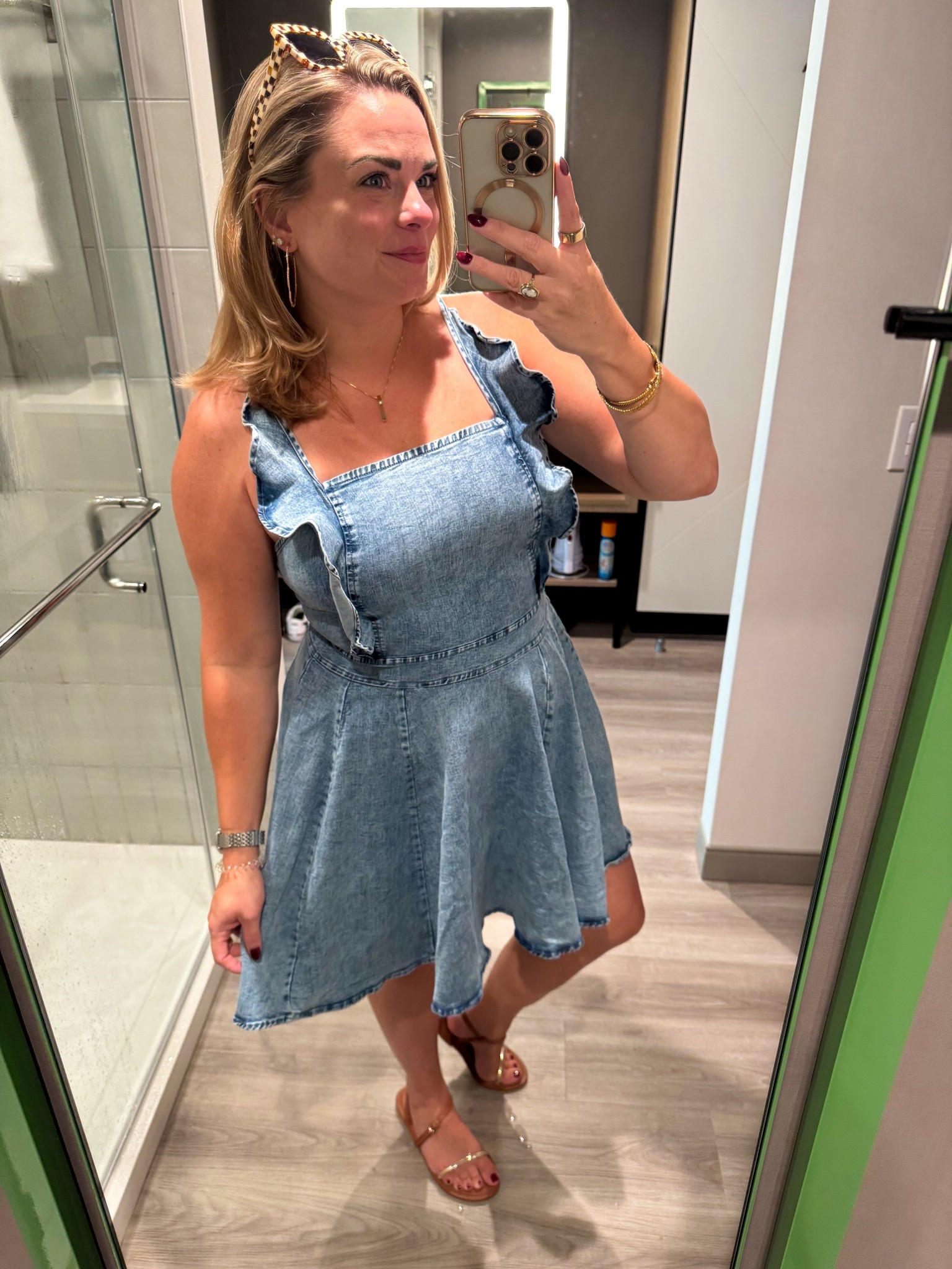 This flirty little denim dress is perfect for fall, and the ruffles make it feel so perfectly southern. 

#LTKMidsize #LTKFindsUnder50 #LTKStyleTip