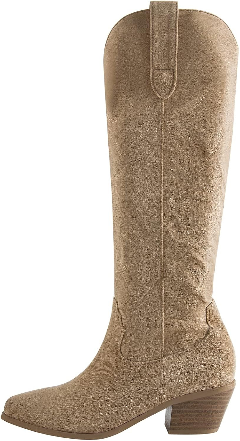 LISHAN Women's Western Boots Cowboy Cowgirl Boots | Amazon (US)