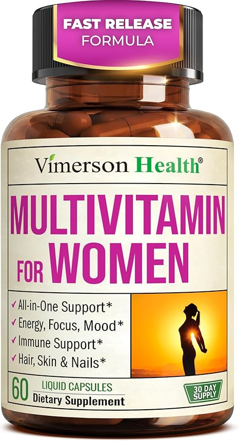Multivitamin for Women with Bioavailable Vitamins, Minerals, Vitamin D, B12, C, A & Zinc for Ener... | Amazon (US)