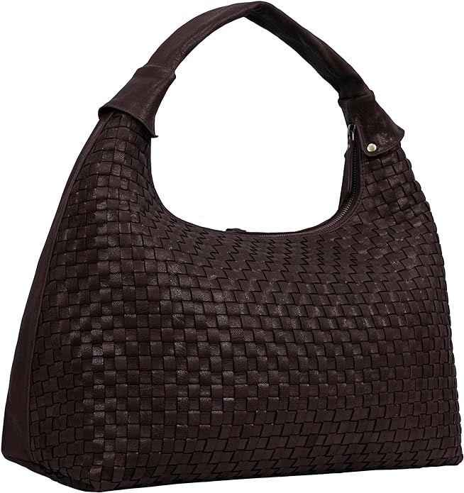 Addison Braided Leather Tote Bag for Women | Amazon (US)
