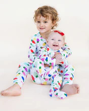 Colorful lights Convertible Onesie | Little Pajama Co.