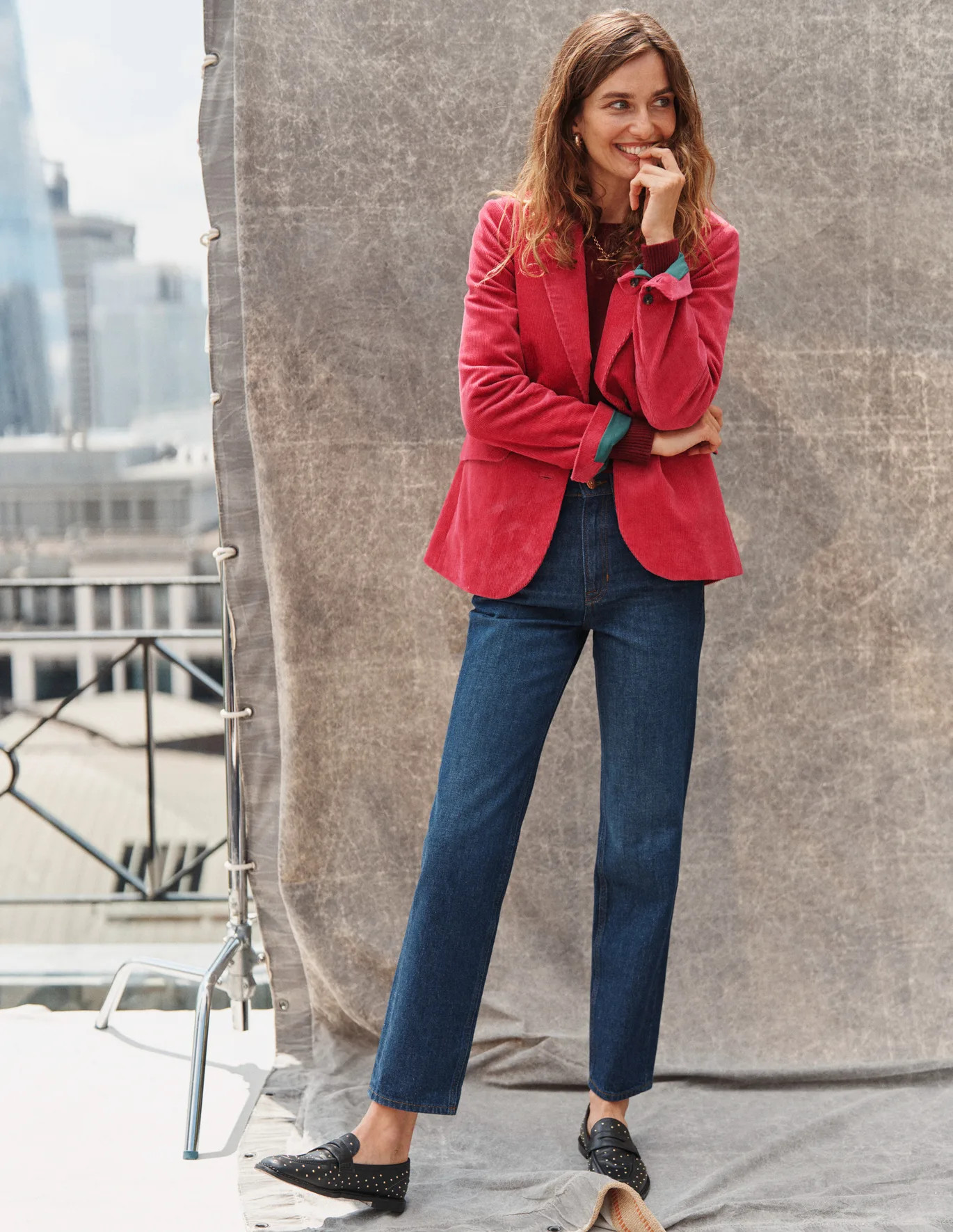 High Rise Straight Leg Jeans | Boden UK