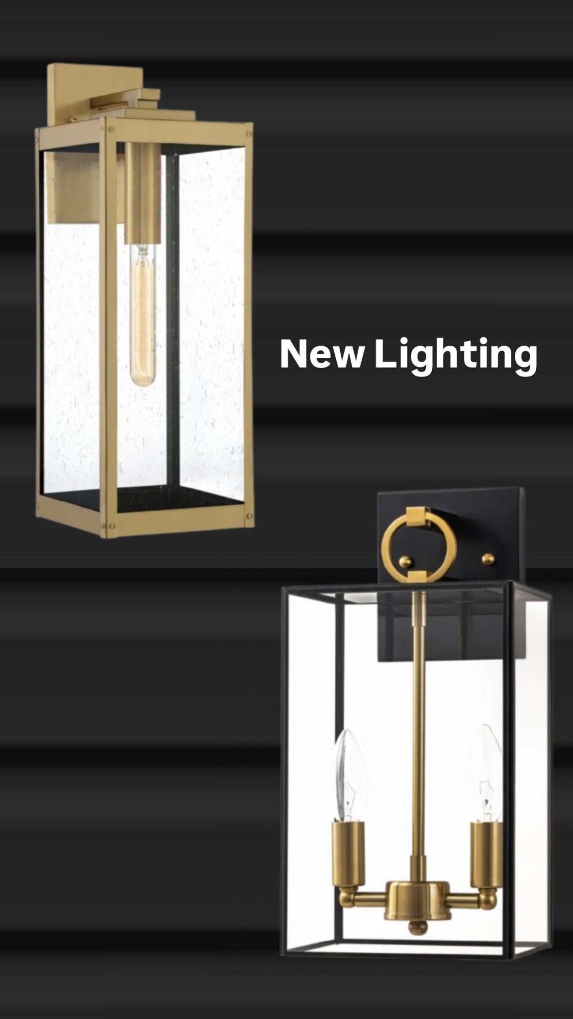 New Lighting we chose for the exterior of our home 🩵

#LTKSeasonal #LTKHome #LTKSaleAlert