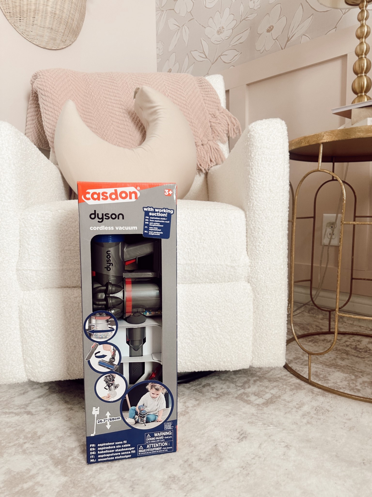 Toy Dyson vacuum for my nephew he’s obsessed with our actual Dyson vacuum so I’m certain little man is gonna loveee this! Only $23! Perfect gift idea for a toddler! 🧸🫶🏻🤭✨

#LTKBaby #LTKKids #LTKmomlife