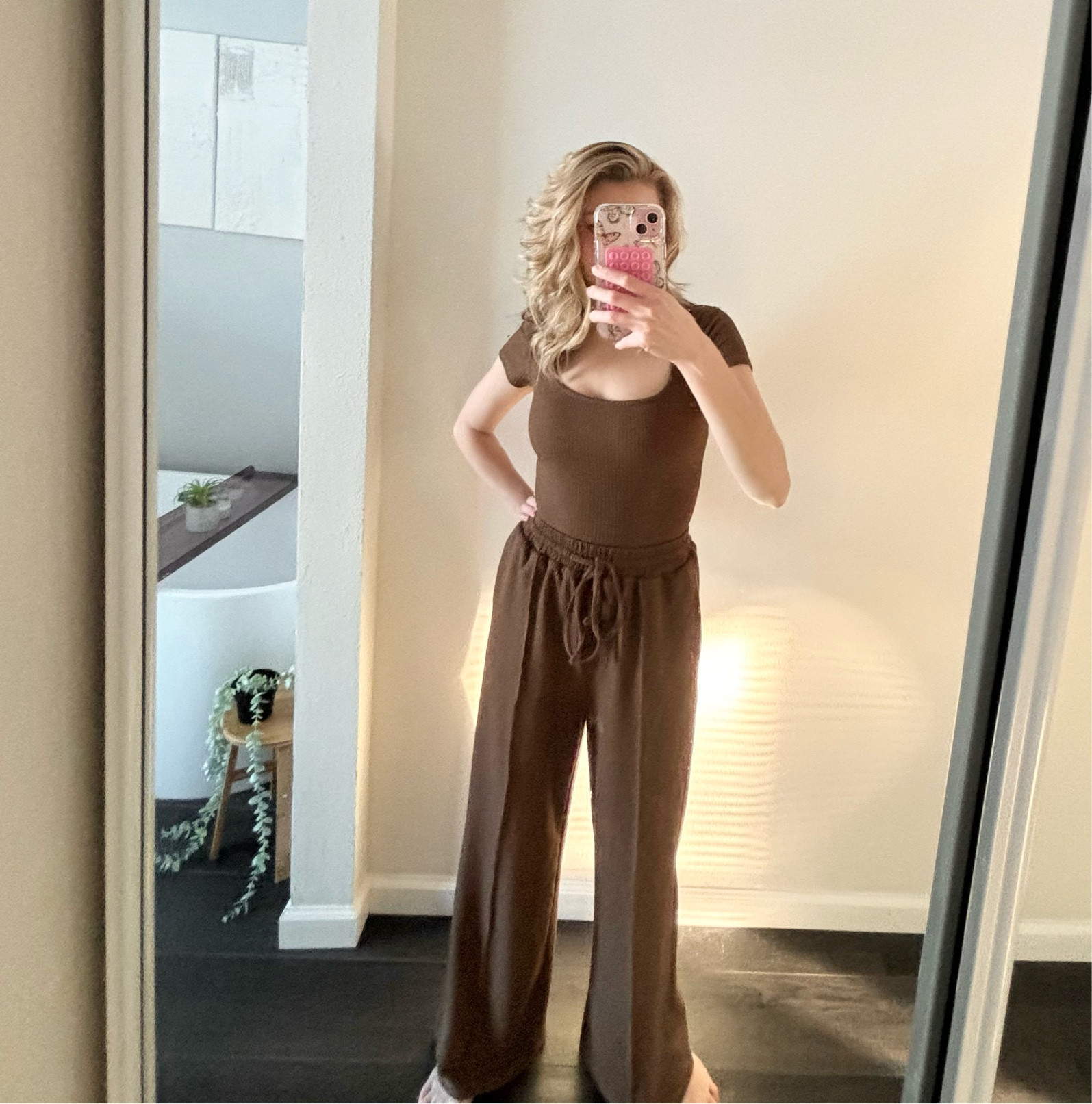 Quite literally the comfiest outfit I have ever bought. Total Mom outfit! Adding heels tonight for a little something extra! Wearing size small. #momstyle #momoutfit

#LTKSpringSale