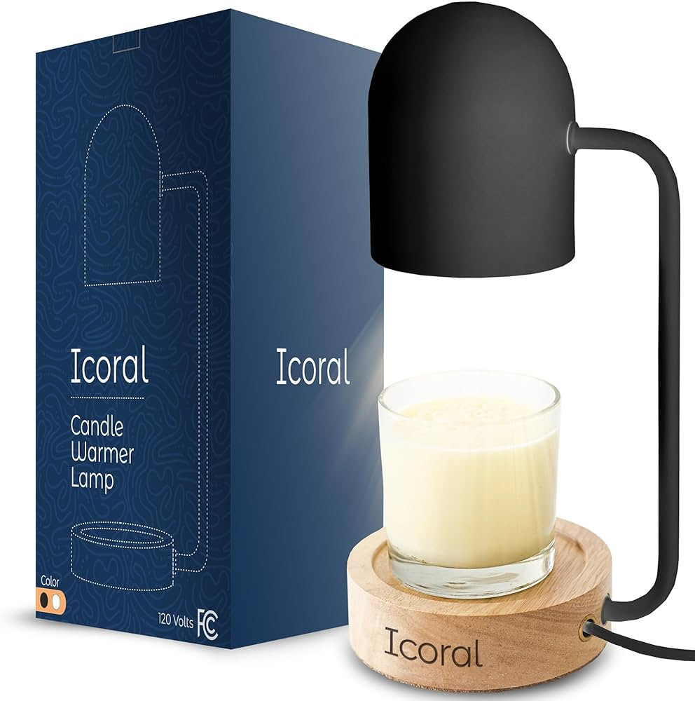 Patented 12-inch Electric Candle Warmer Lamp with Timer, Dimmer and 2 Bulbs, Candle Wax Warmer fo... | Amazon (US)