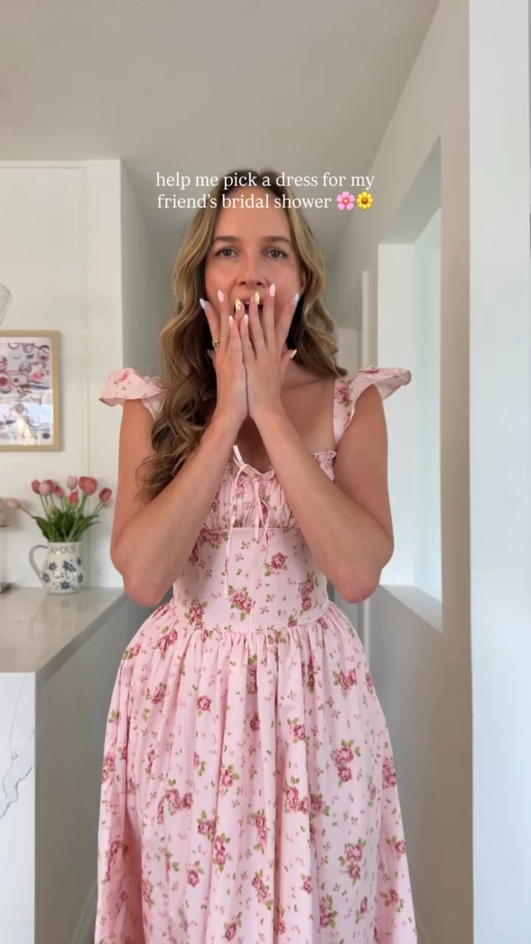 i can’t decide, the pink or the yellow dress?! wearing a small in both and linking similar ones as well 🌸🌼 

#LTKootd #LTKWedding #LTKMothersDay