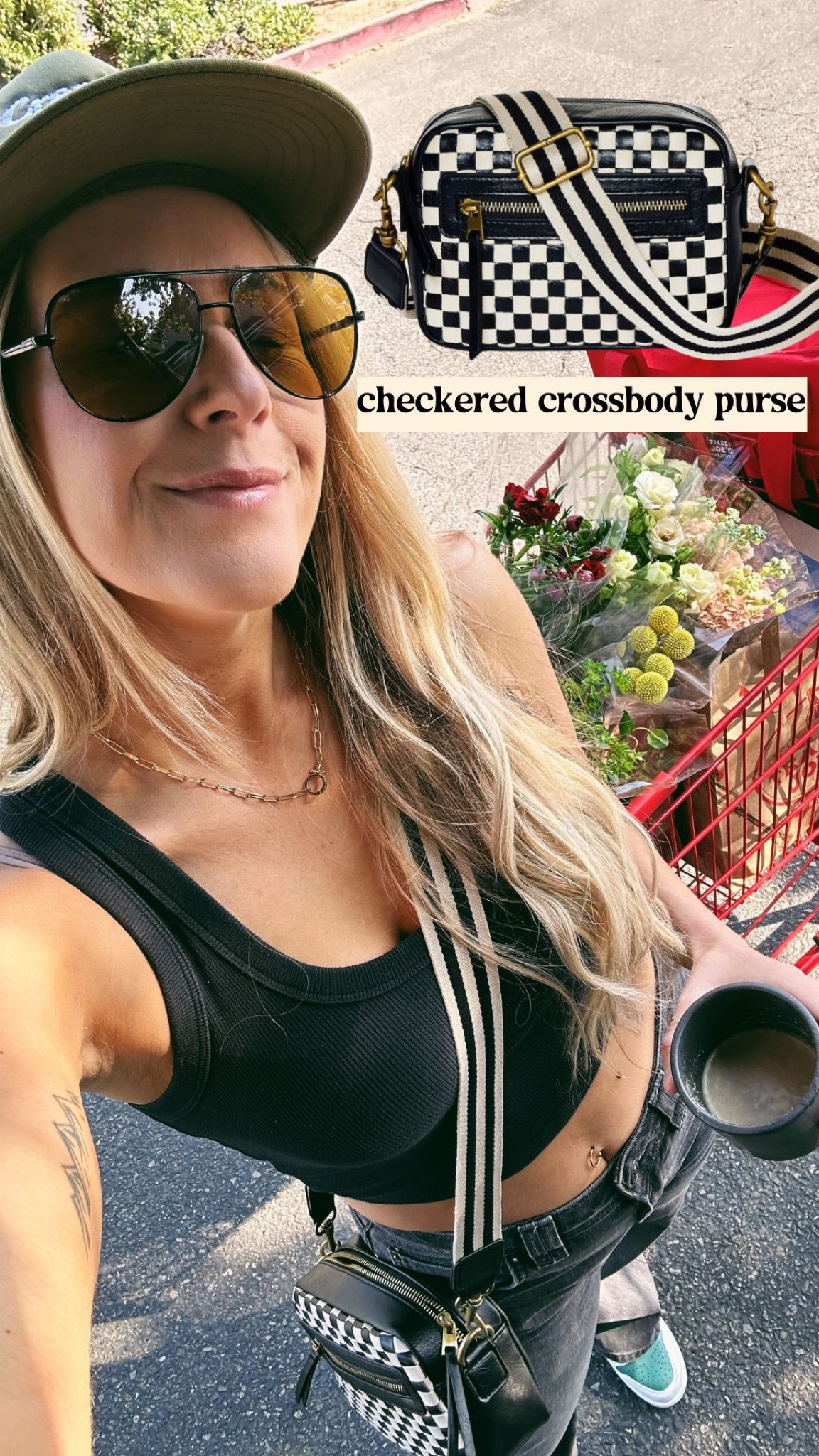 $25 checkered crossbody purse 

#LTKFind #LTKunder50 #LTKitbag