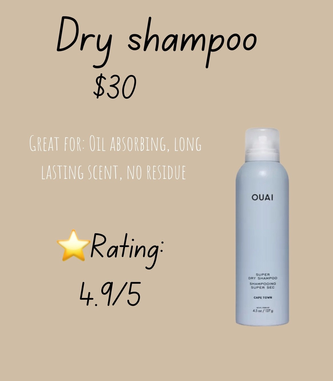 The best dry shampoo ✨

#LTKBeauty #LTKFindsUnder50