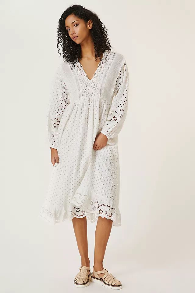 Forever That Girl Lace Midi Dress | Anthropologie (US)