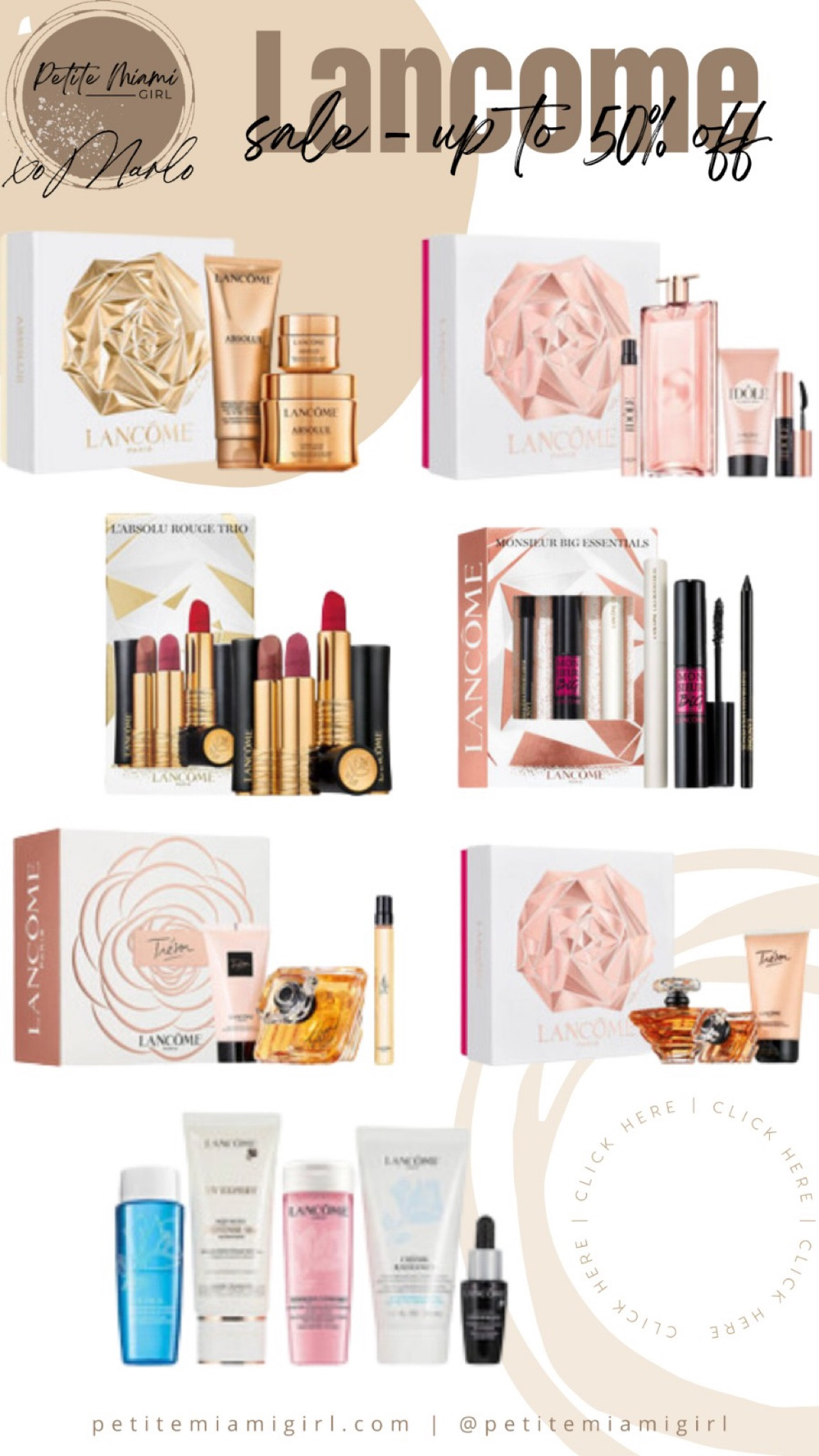 Lancome sale up to 50% off.

#LTKbeauty #LTKGiftGuide #LTKsalealert