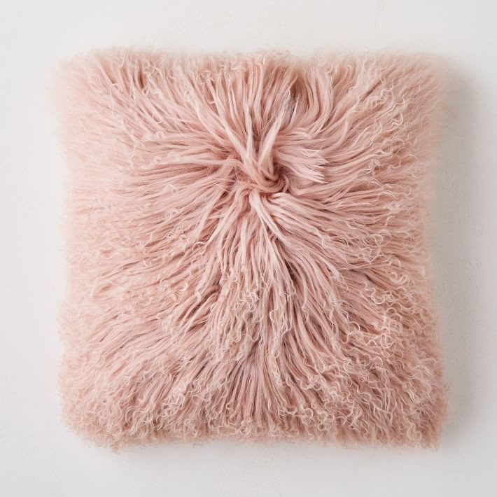 Mongolian Lamb Pillow Cover | West Elm (US)