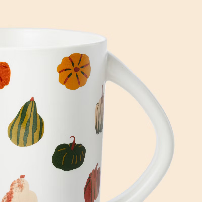 16oz Halloween Stoneware Pumpkin and Gourd Mug - Spritz™ | Target