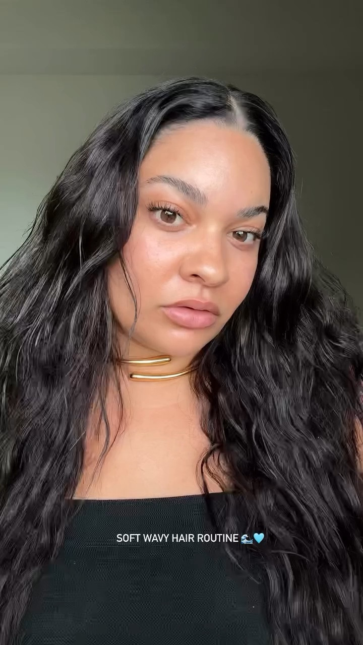 Soft wavy curl routine for the summer 🌊
Products used: @theouai wave spray & hair oil 

#softcurls #ouai #hairstyles #softwaveshair

#LTKStyleTip