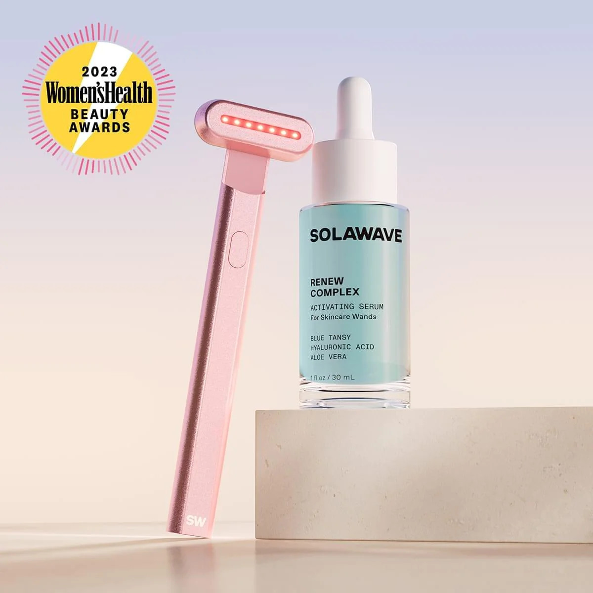 4-in-1 Radiant Renewal Skincare Wand & Activating Serum Kit | SolaWave