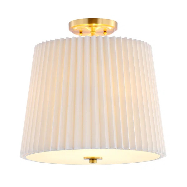 Hiram Fabric Semi Flush Mount | Wayfair North America