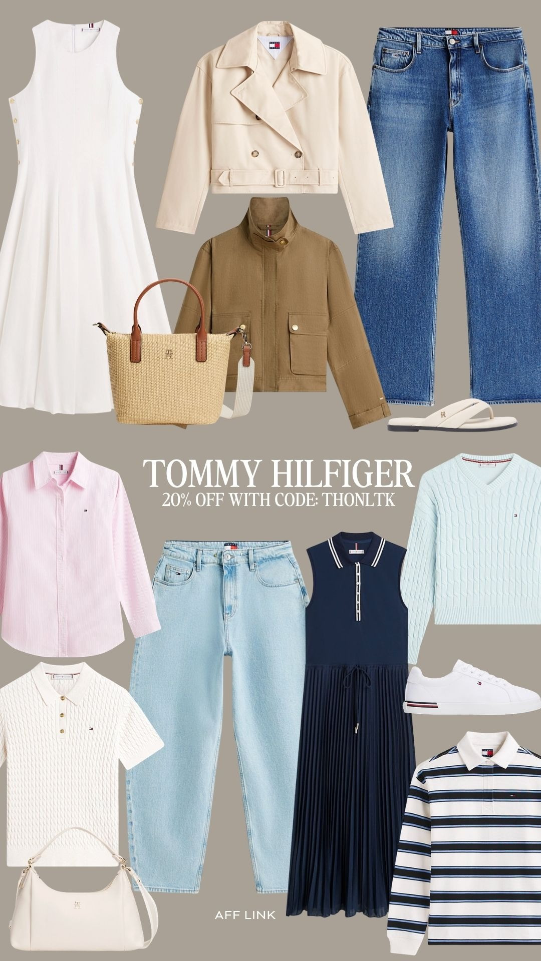 Tommy Hilfiger Faves! use code THONLTK for 20% off

Neutral Capsule Wardrobe, Classic Navy And White, Wide Leg Jeans, Summer Knitted Layers, White Shirt Dress, Straw Tote Bag, Everyday Casual Outfits, Smart Casual Weekend Looks, Spring Summer Style, Spring Summer Outfits

#LTKxTommyHilfiger #LTKuk #LTKsummer