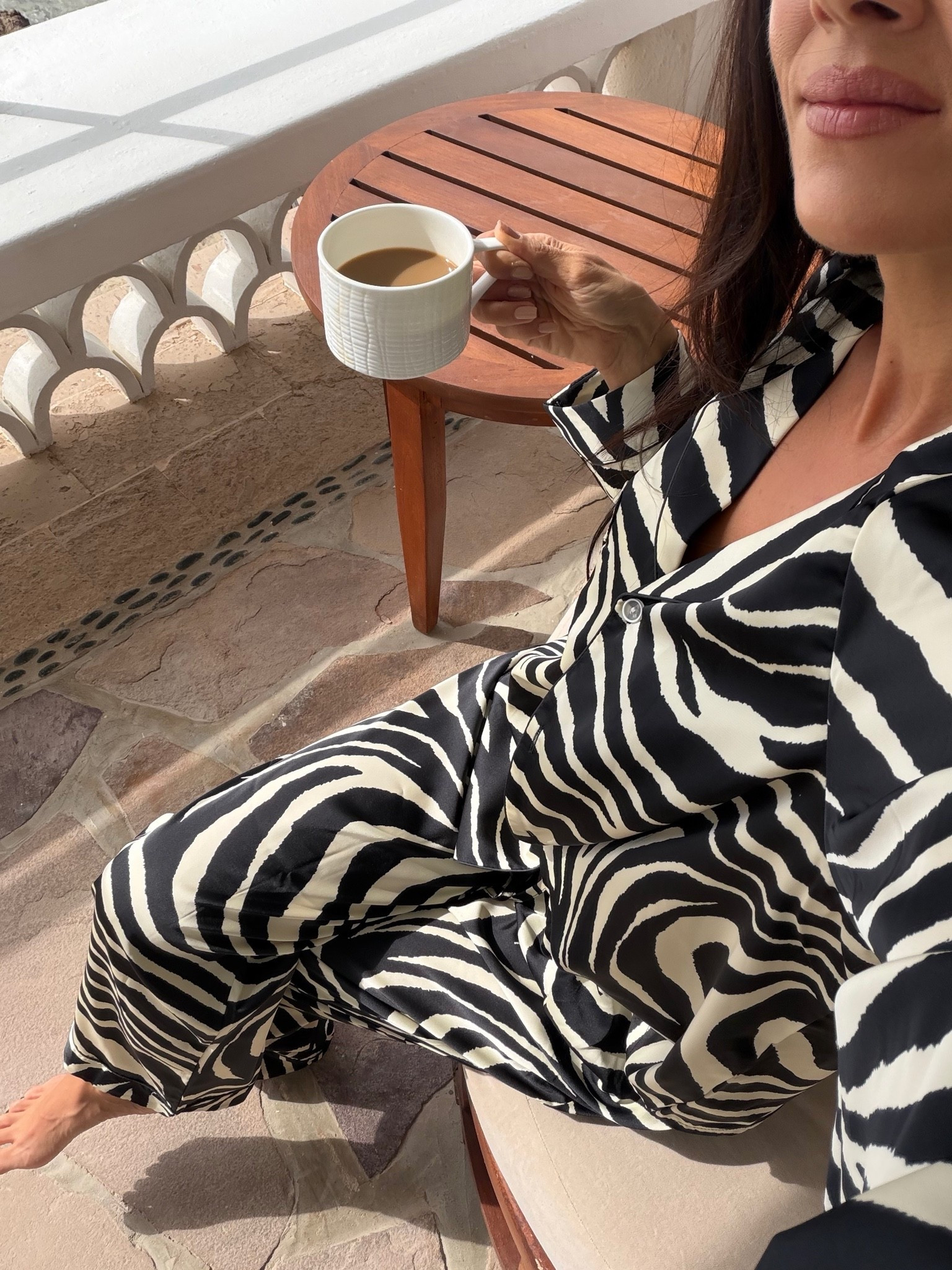 Meet the cuuuutest pair of zebra silk pjs!

#LTKootd