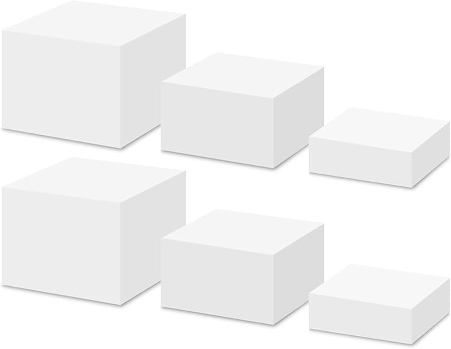 onvvippiv Buffet Risers Set of 6 , Food Display Stands for Party, Acrylic Cube Nesting Risers Sta... | Amazon (US)