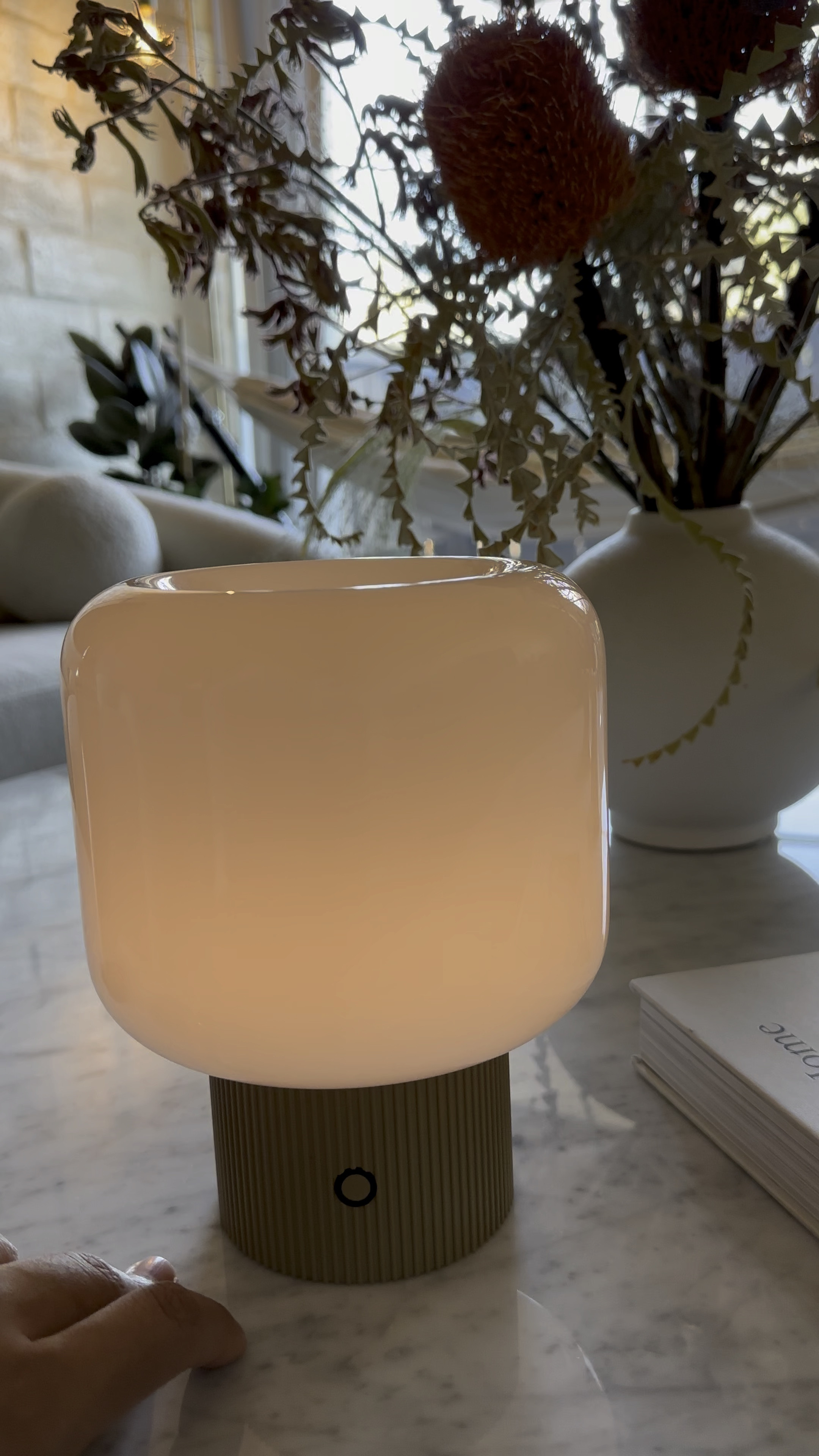 Love this little gem! I wasn’t expecting this to emit a lot of light but it really surprised me. I also love the different 3 lighting colors and all the dimmable options I have. The battery life is also pretty good! One full charge will last about 10 hrs if dimmed to the lowest light. 

#LTKFallSale #LTKHome #LTKActive