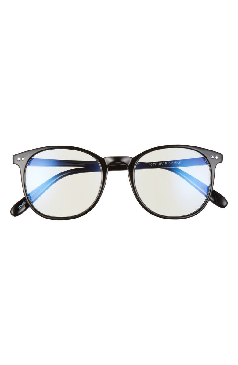 49mm Round Blue Light Blocking Glasses | Nordstrom | Nordstrom