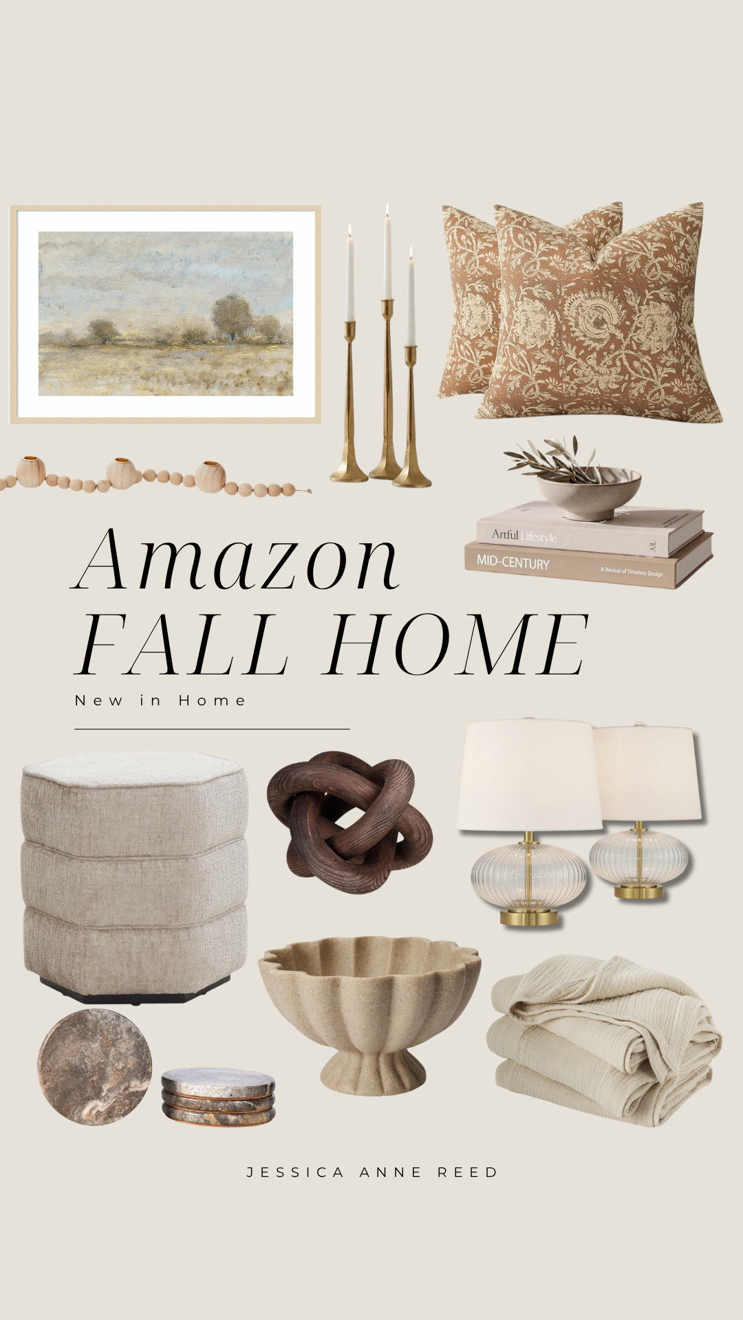 Discover the latest Amazon Fall Home Decor new arrivals featuring affordable, designer-inspired finds to give your home a warm, elevated look for autumn. From cozy throw blankets, ceramic vases, faux fall stems, candles, wood accents, coffee table decor to modern organic home accessories, these Amazon finds make decorating for fall easy and budget-friendly. Follow for the best Amazon home finds, fall decorating ideas, trending home decor, cozy home inspiration, and weekly new arrivals.

#LTKSeasonal#LTKHome 

 #LTKSeasonal #LTKHome