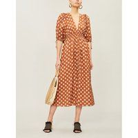 Primrose polka dot linen dress | Selfridges