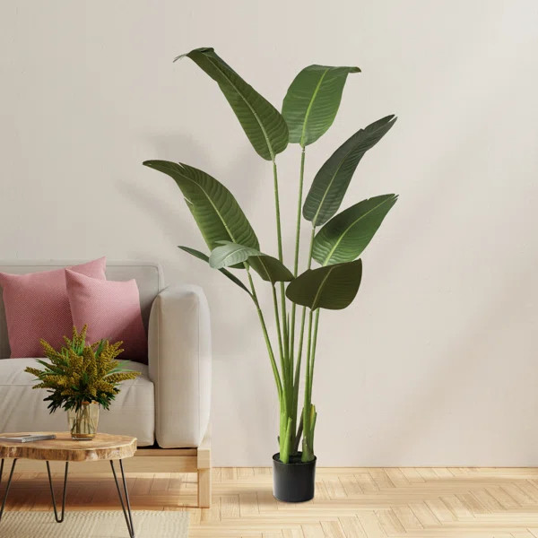 46.5" H x 25" W x 25" D Artificial Banana Tree | Wayfair Professional