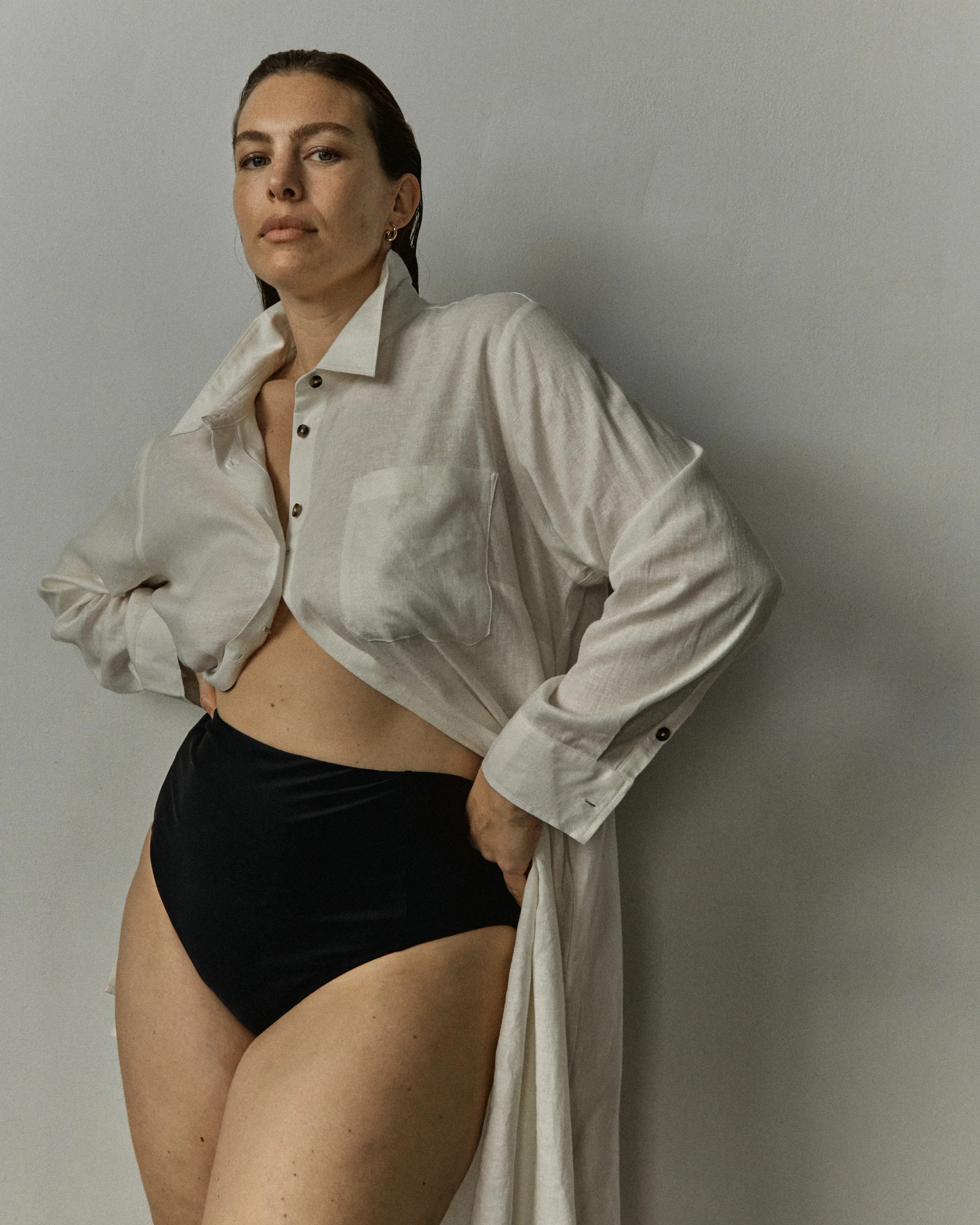 The Super High Bikini Bottom
   Black | Universal Standard