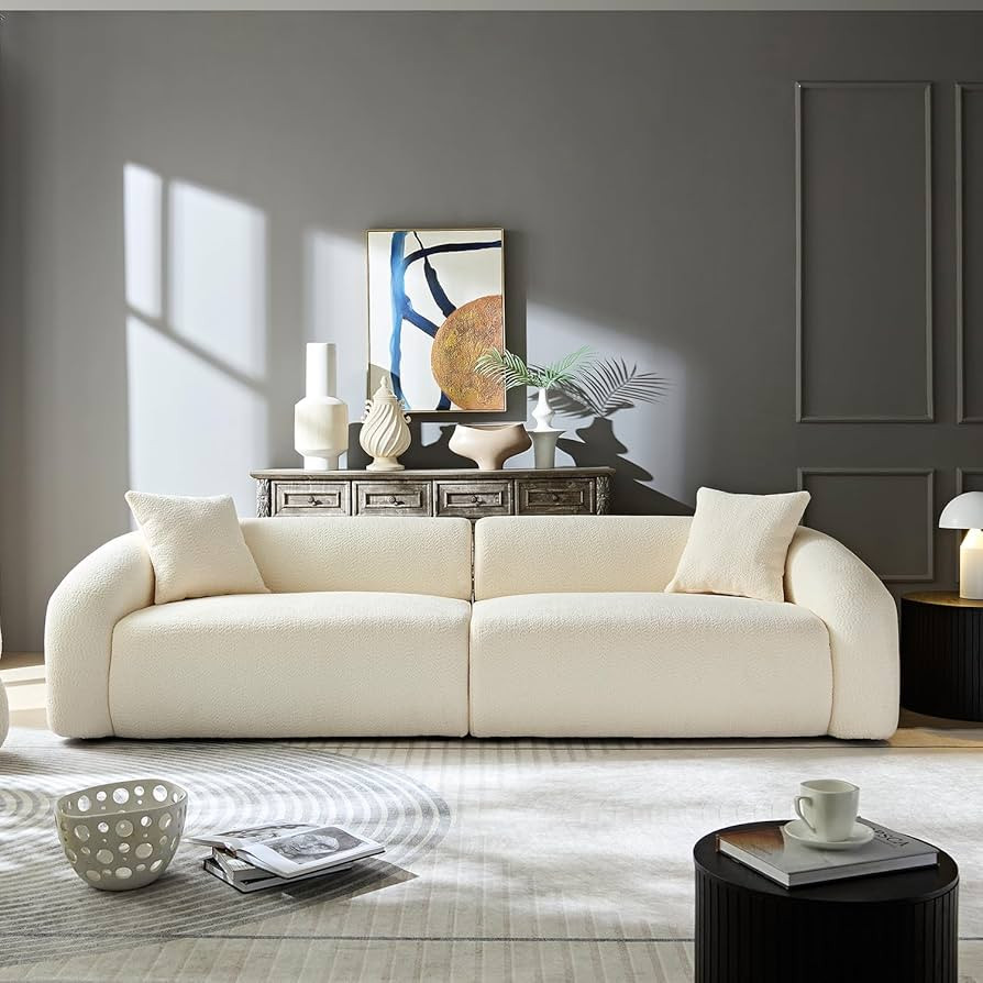 103.5" Contemporary Sectional Sofa,Cozy Low-Profile Couch with Removable Cushions,Durable Fabric,... | Amazon (US)